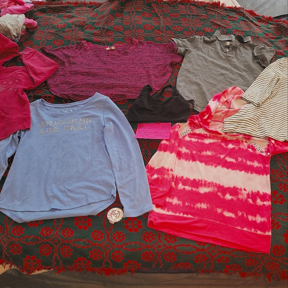 Girls 7-8 bundle deal tops